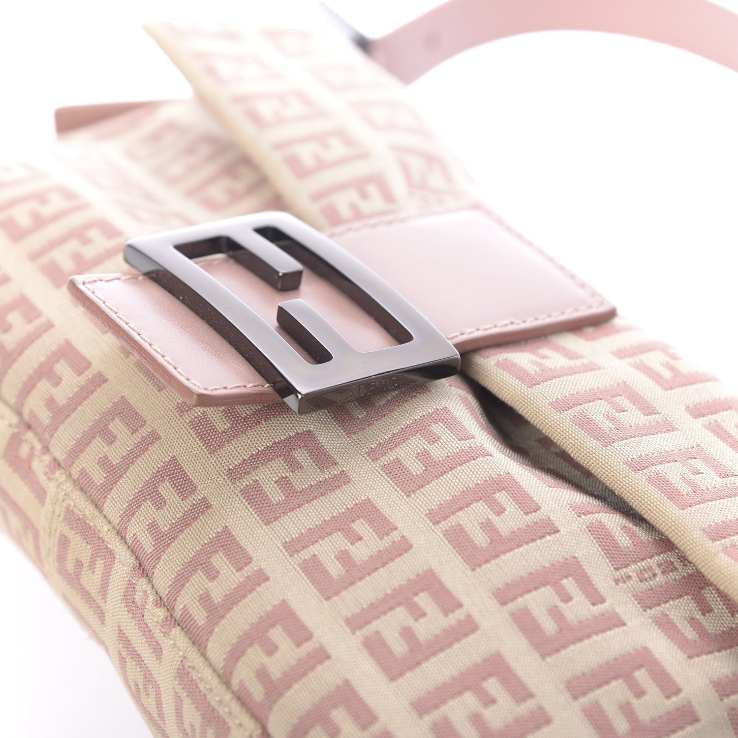Fendi Zucchino Mini Mama Baguette Pink 13 of 13