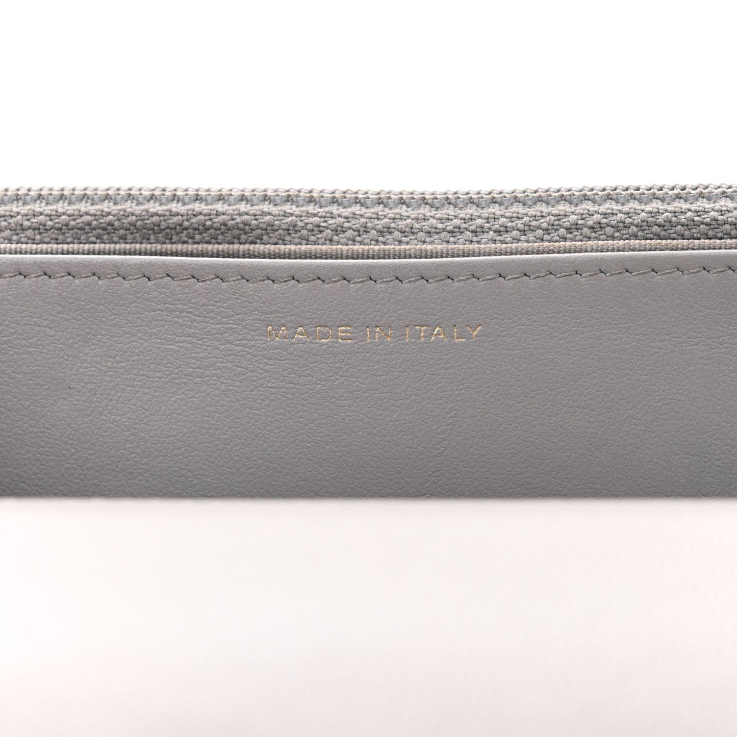 Lambskin Quilted Chanel 19 Wallet On Chain WOC Grey