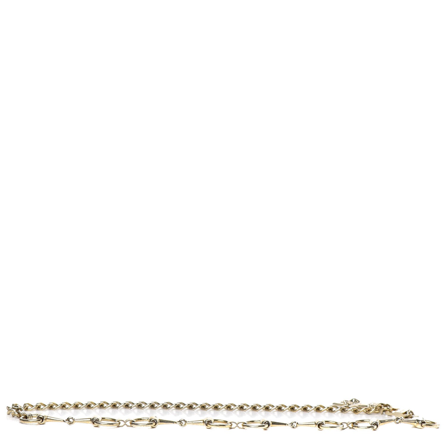 Gucci Brass Horsebit Chain Belt Gold 1 of 4