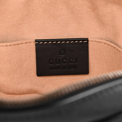 Gucci Calfskin Matelasse GG Marmont Belt Bag 85 34 Black 6 of 10