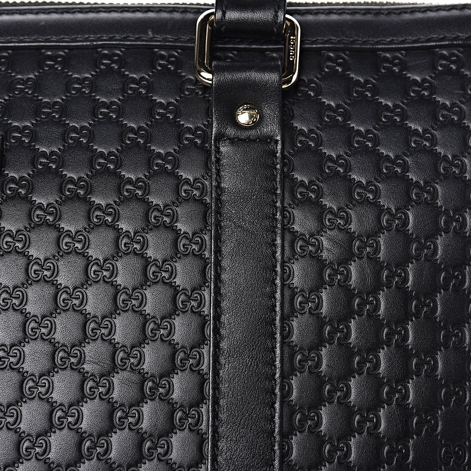 Gucci Soft Microguccissima Medium Zippered Satchel Black 13 of 17