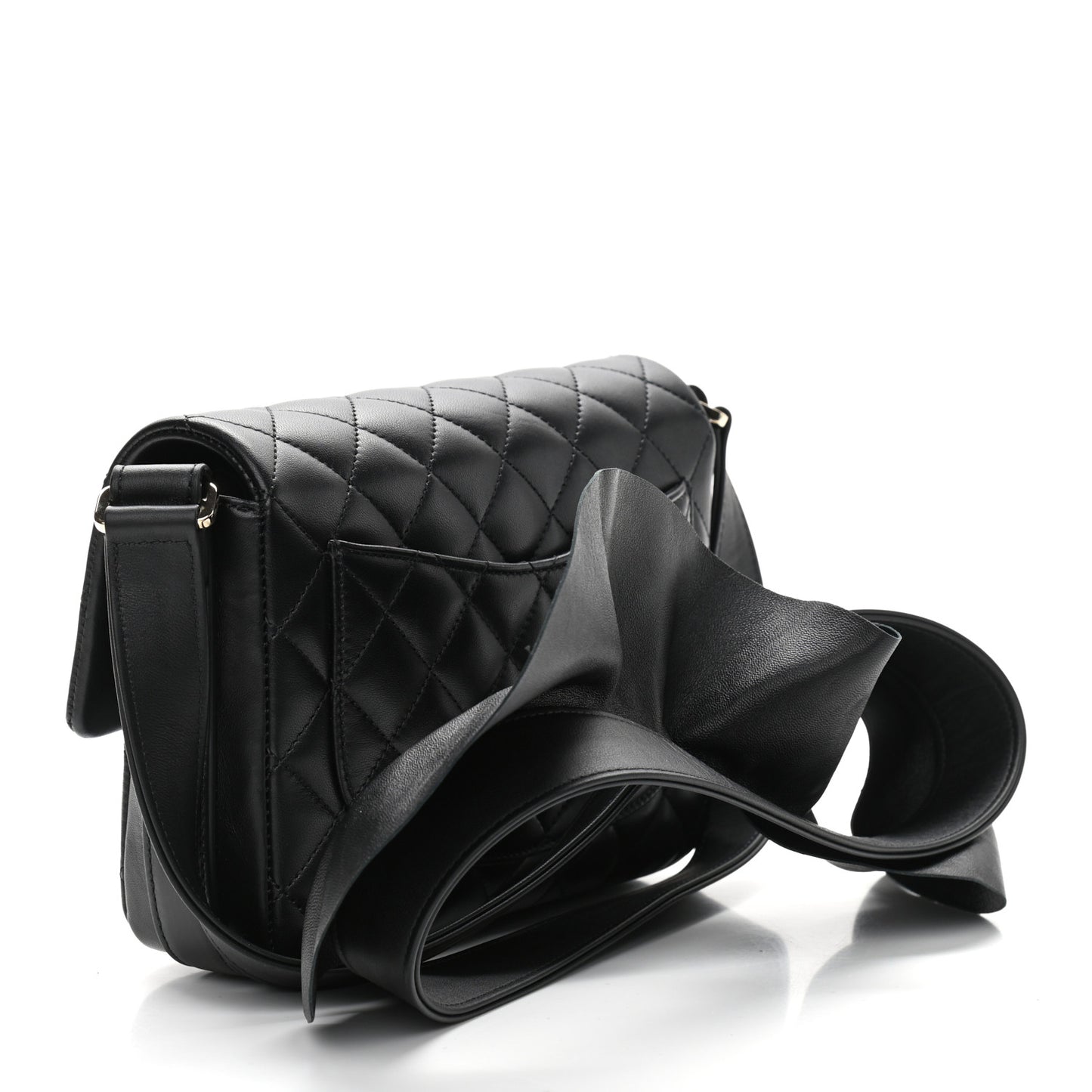 Calfskin Quilted Bolero De Chanel Flap Bag Black