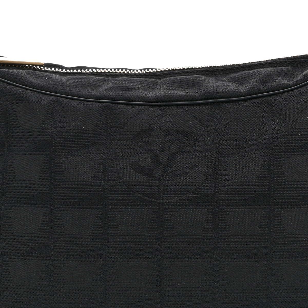 Nylon Travel Hobo Black