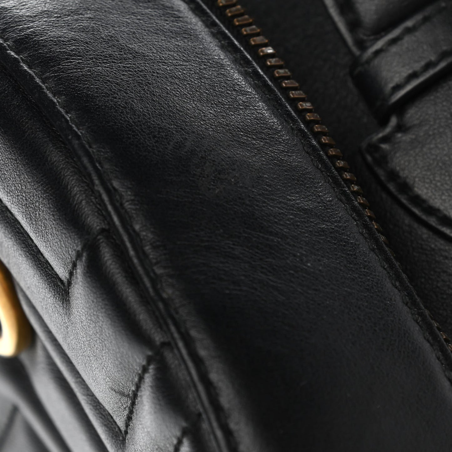 Calfskin Matelasse GG Marmont Backpack Black