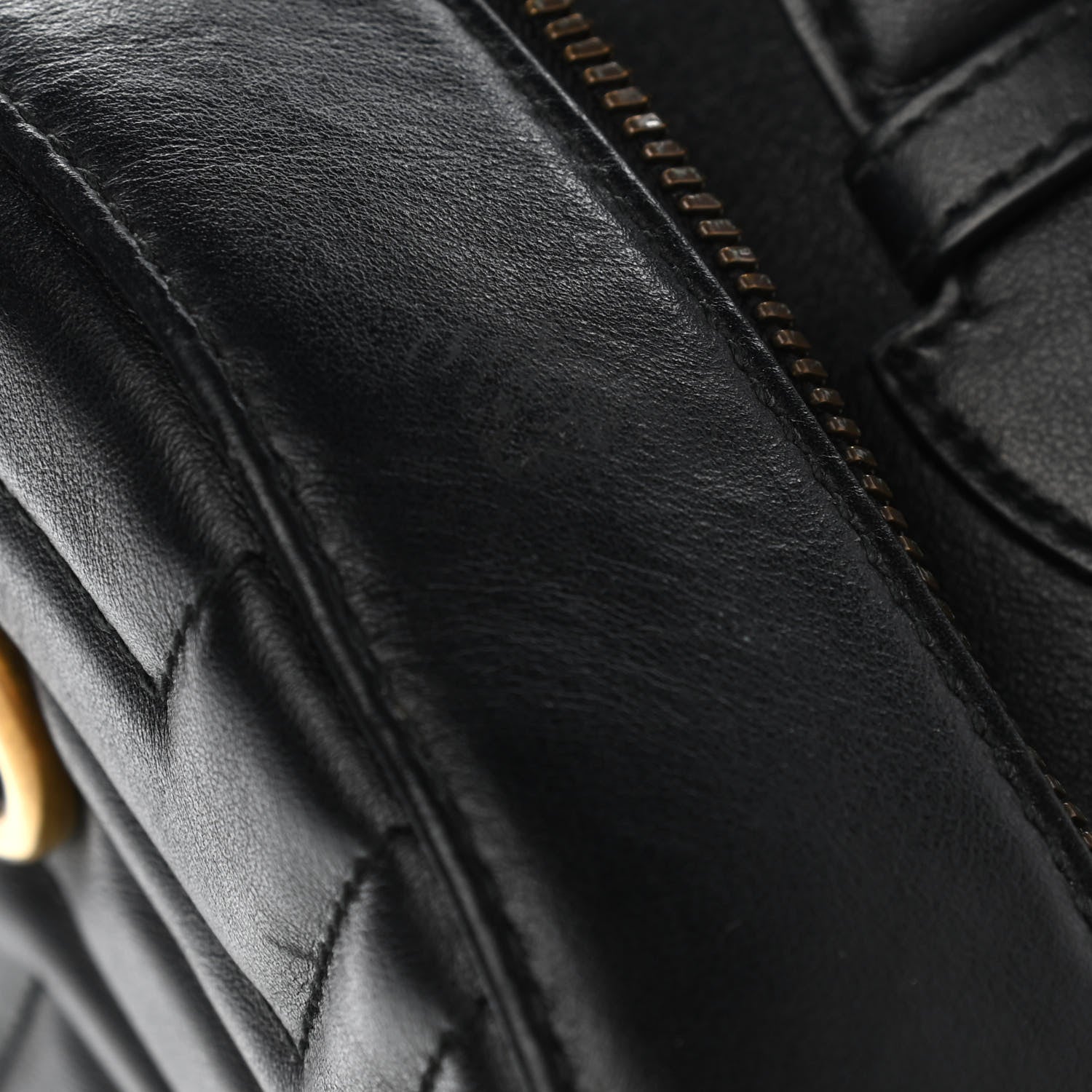 Gucci Calfskin Matelasse GG Marmont Backpack Black 12 of 12