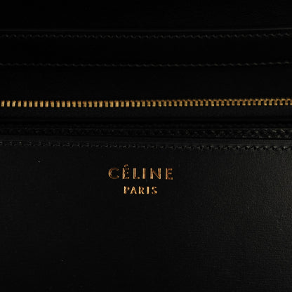 Celine Box Calfskin Medium Classic Box Flap Bag Black 7 of 9
