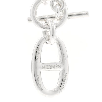 Hermes Sterling Silver Amulette Chaine d'Ancre Necklace 4 of 5