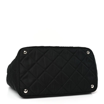 Prada Nylon Tessuto Impuntu Quilted Tote Black 4 of 8