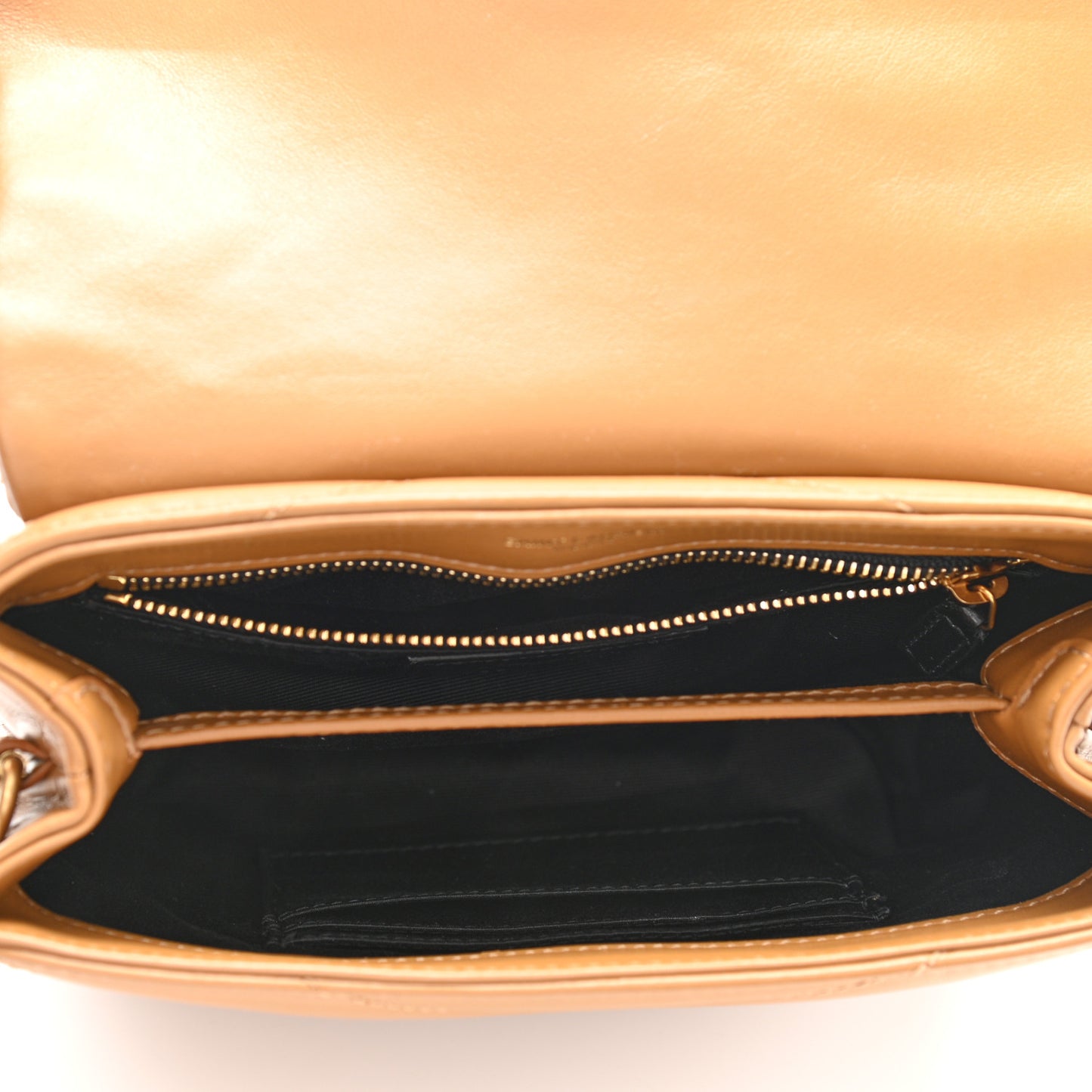 Calfskin Y Quilted Monogram Toy Loulou Crossbody Bag Dark Natural