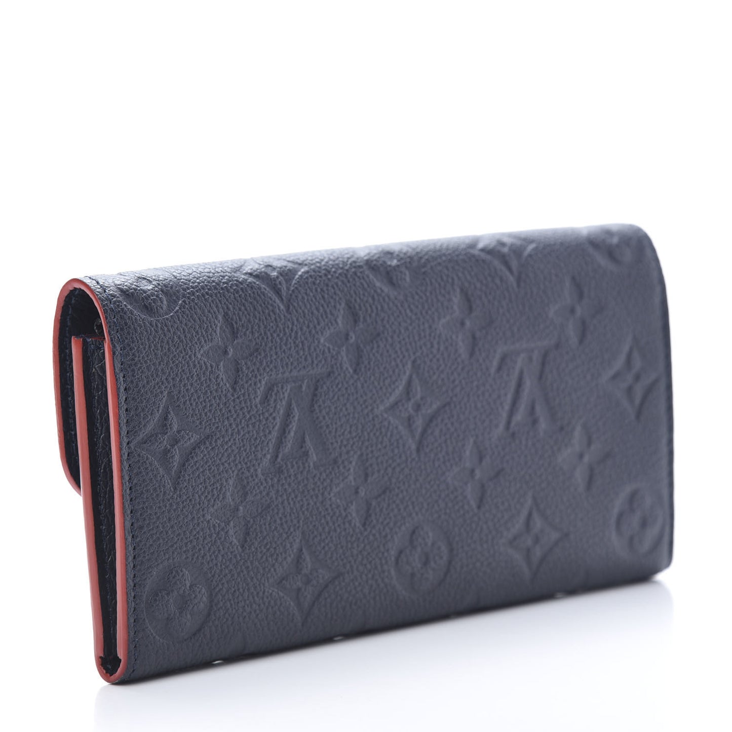 Empreinte Emilie Wallet Marine Rouge
