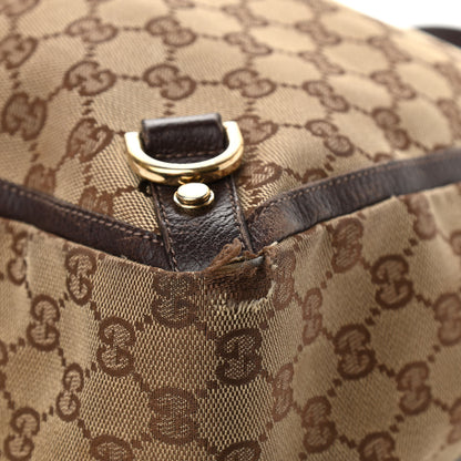 Gucci Monogram Large Abbey Tote Dark Brown 12 of 19