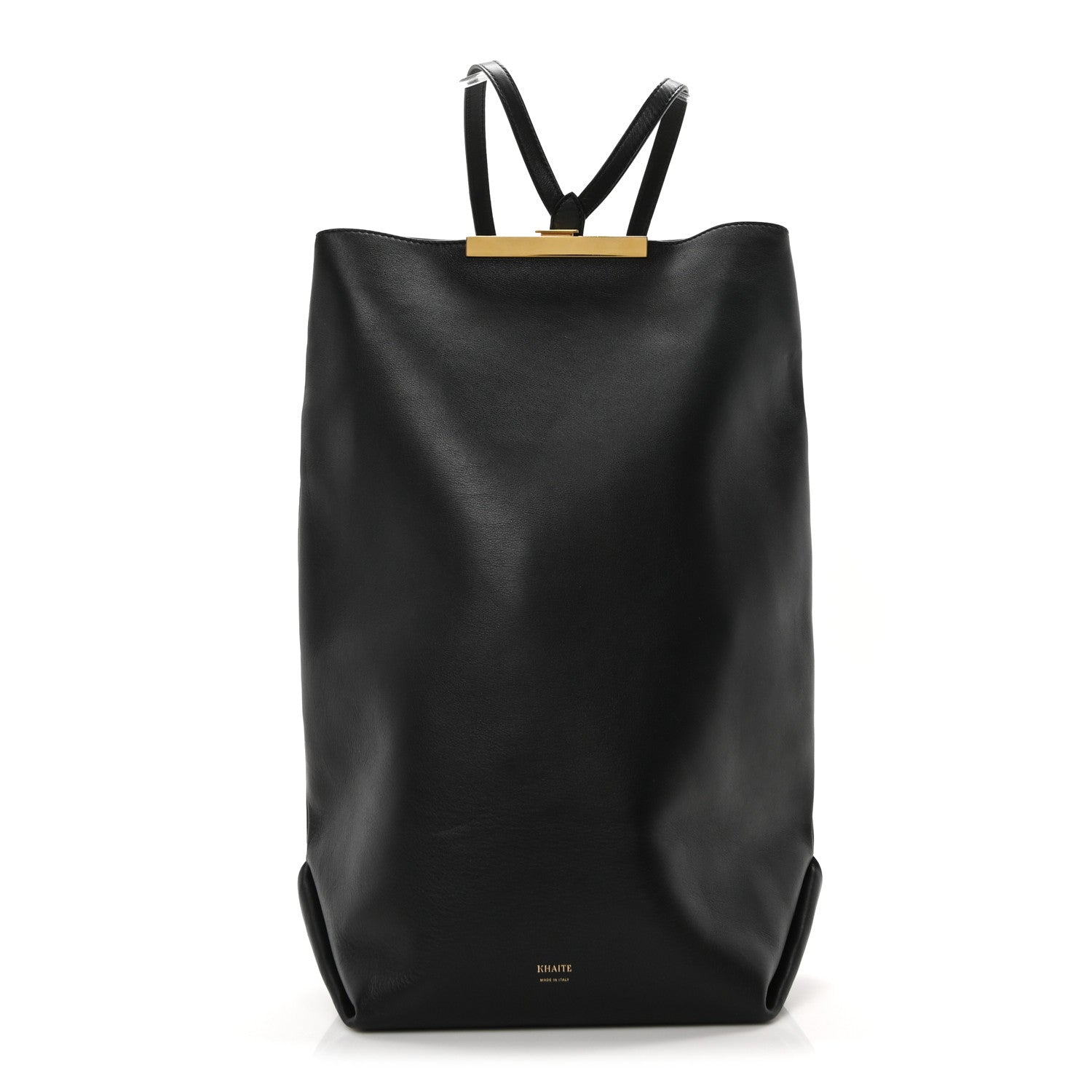 Khaite Vintage Calfskin Iris Backpack Black 1 of 9