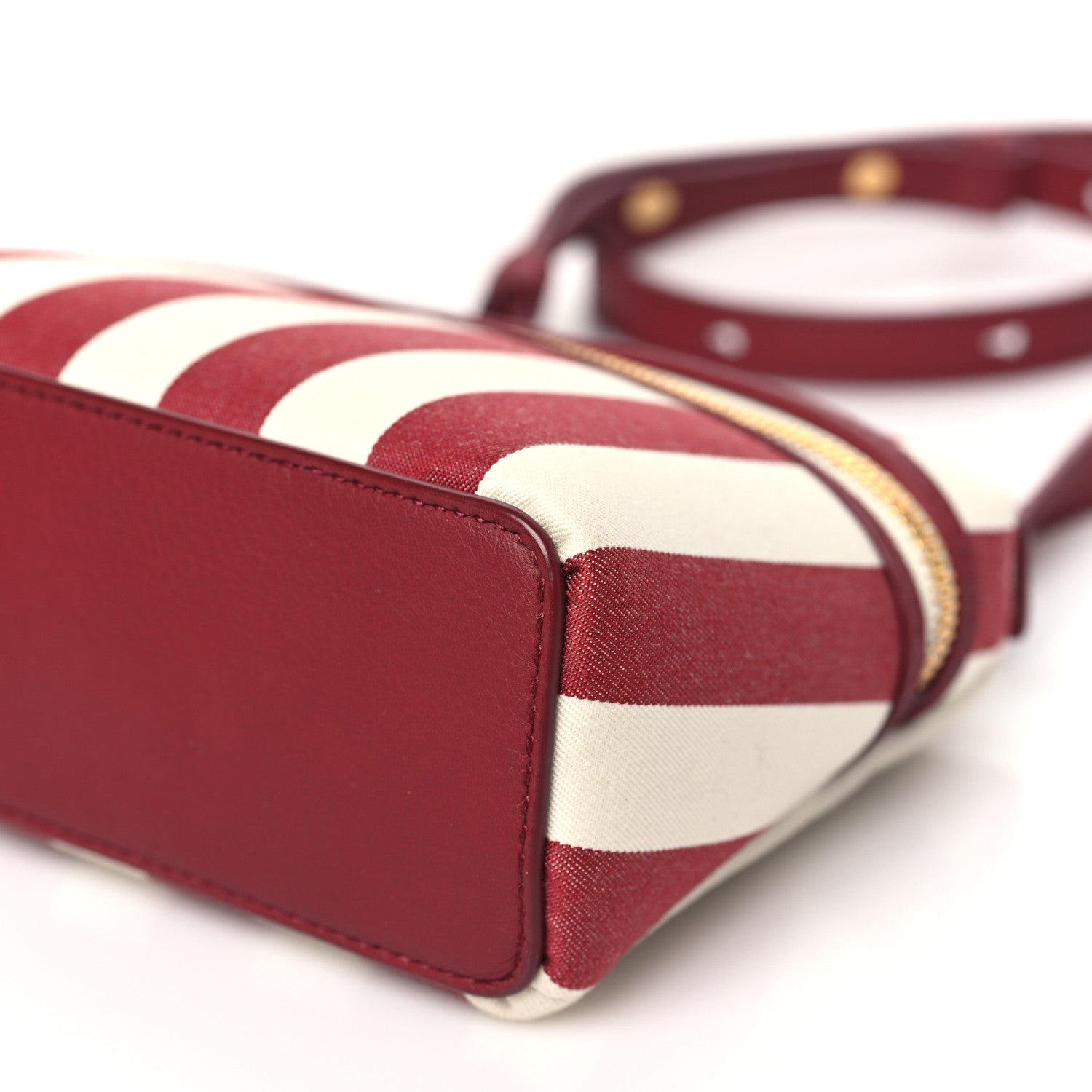 Loro Piana Cotton Canvas L16 Extra Pocket Pouch Nougat Camu Fruit Black Cherry 9 of 9