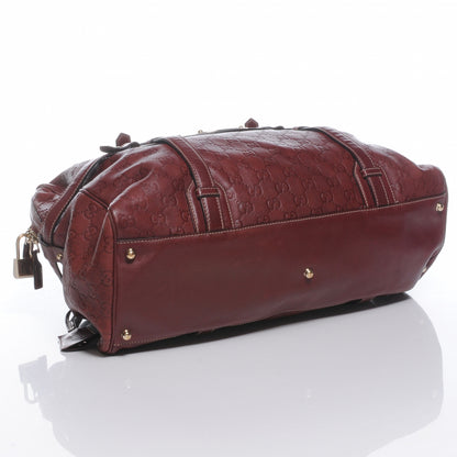 Gucci Guccissima 85th Anniversary Large Boston Rusty Red 4 of 7