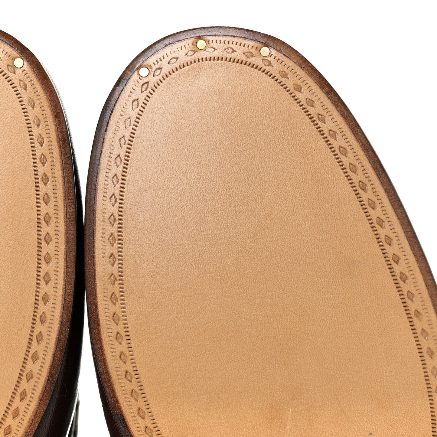 Goatskin Mens Horsebit Slippers 9 Light Brown