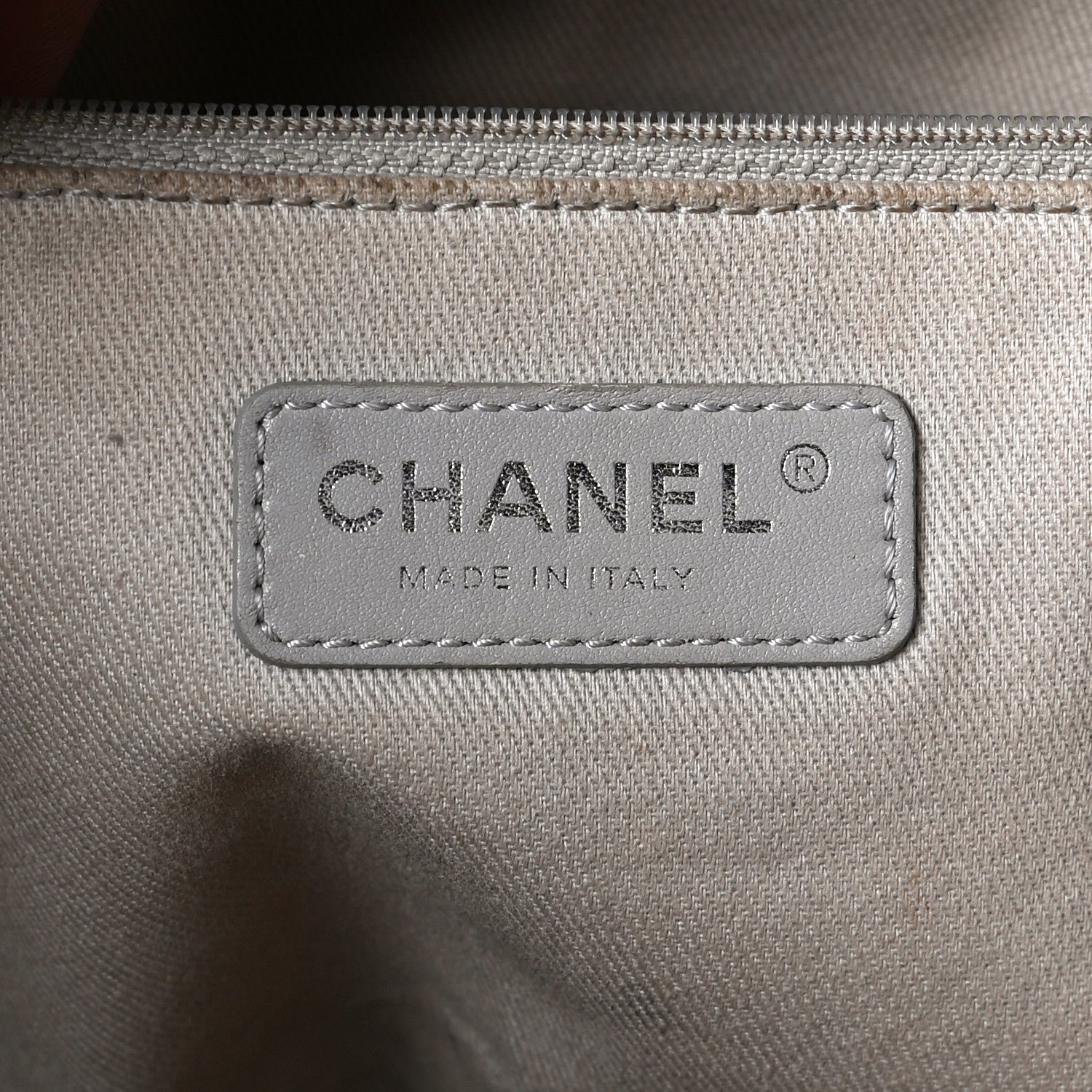 Chanel Glazed Calfskin Small Deauville Tote Ecru 6 of 10