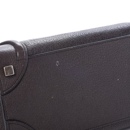 Celine Goatskin Micro Luggage Dark Taupe 14 of 18