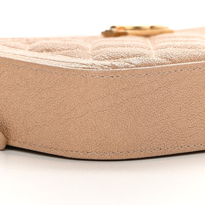 Chanel Caviar Quilted Small Boy Clutch With Chain Beige 12 of 18