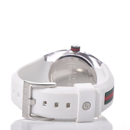 Gucci Stainless Steel Rubber 36mm Sync Web Quartz Watch 4 of 6