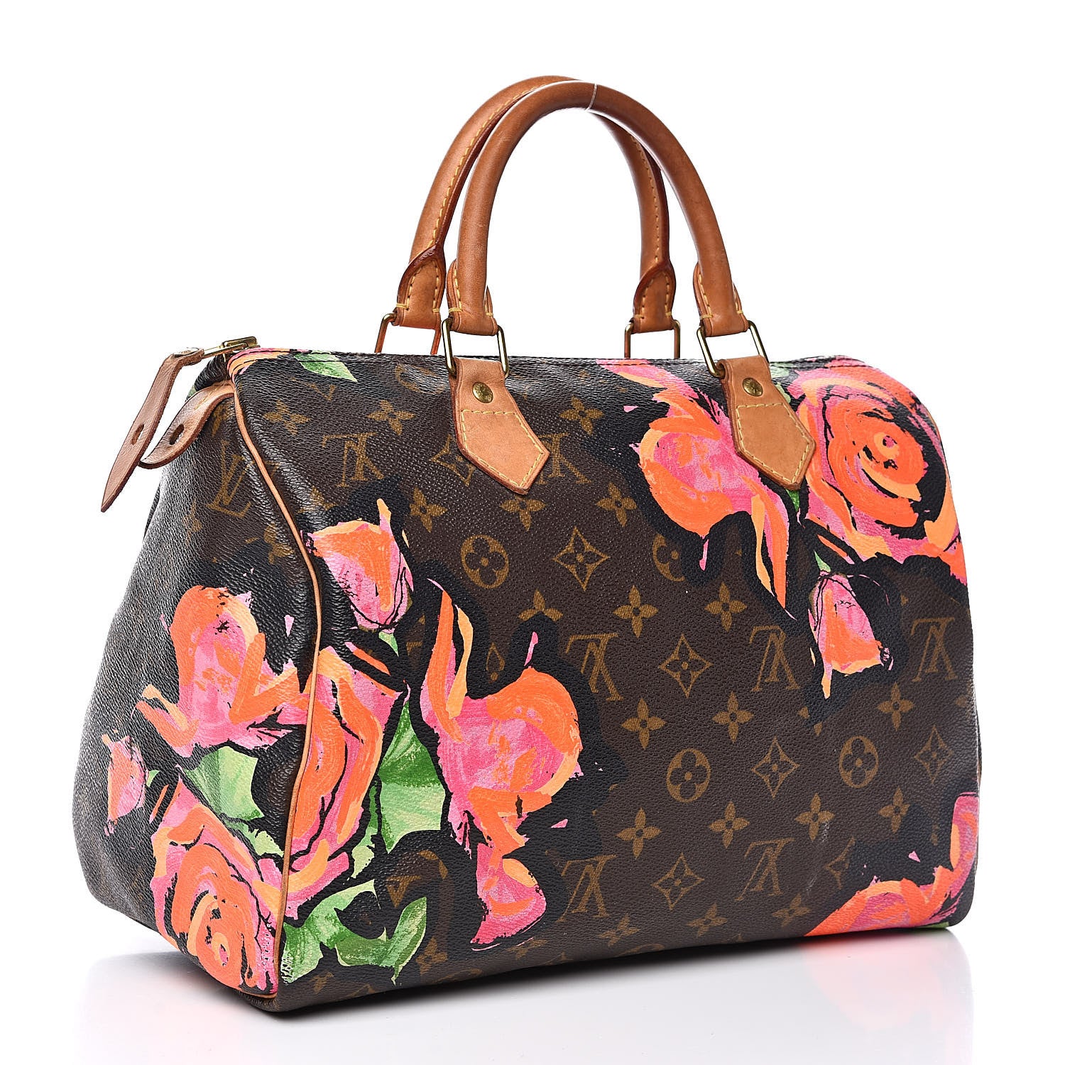 Louis Vuitton Monogram Roses Speedy 30 3 of 19