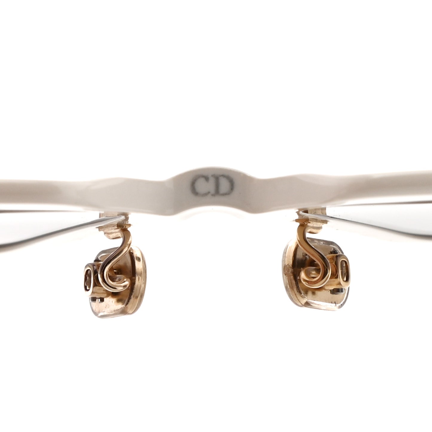Acetate Square 30 Montaigne Sunglasses White