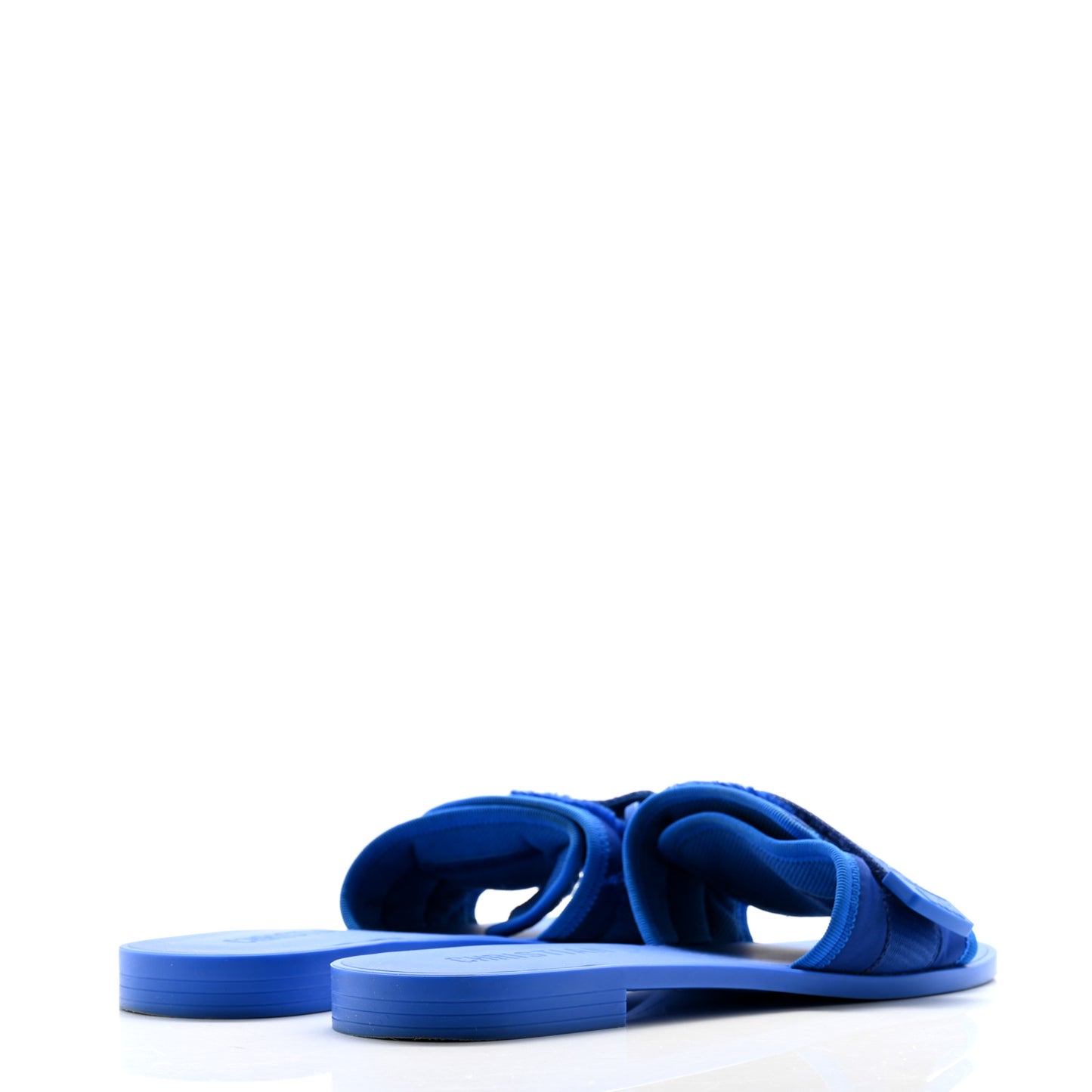 Technical Stretch Fabric Camouflage Dio(r)evolution Slide Sandals 40 Deep Blue