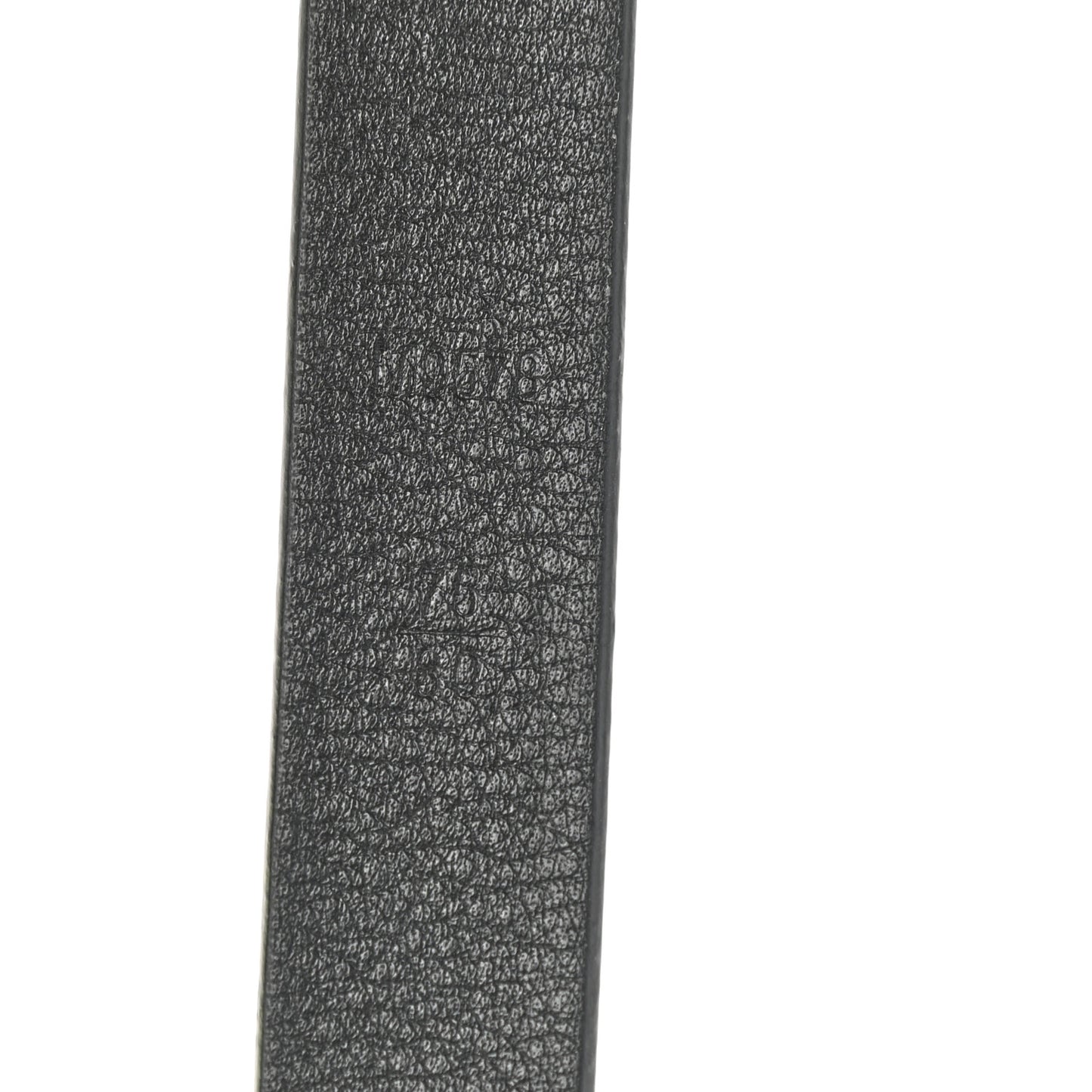 Calfskin Embossed 20MM LV Initiales Belt 75 30 Black