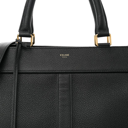 Celine Grained Calfskin Medium Cabas De France Black 8 of 11