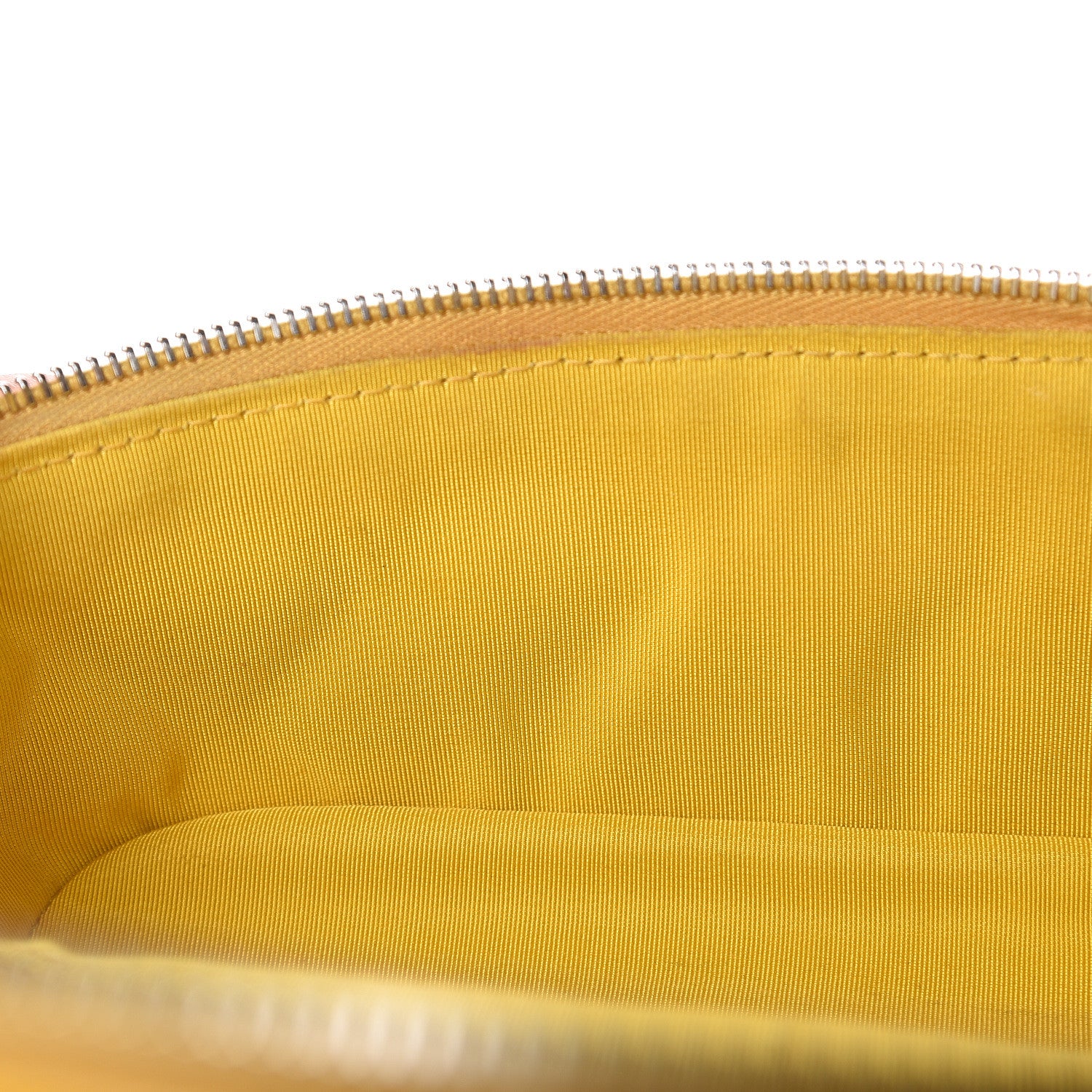 Chanel Crumpled Calfskin PVC Quilted Flap Yellow 13 of 13