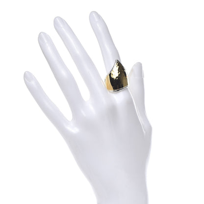John Hardy Sterling Silver 22K Yellow Gold Palu Ring 54 7 2 of 4