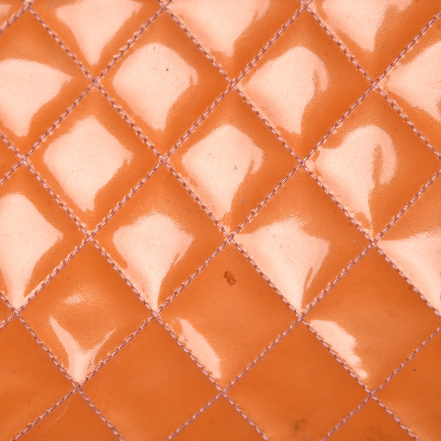 Chanel Patent Quilted Petit Timeless Tote PTT Orange 13 of 23