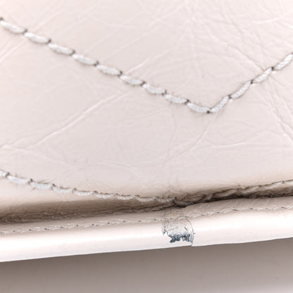 Saint Laurent Crinkled Calfskin Matelasse Monogram Medium Niki Chain Satchel Dirty White 10 of 10