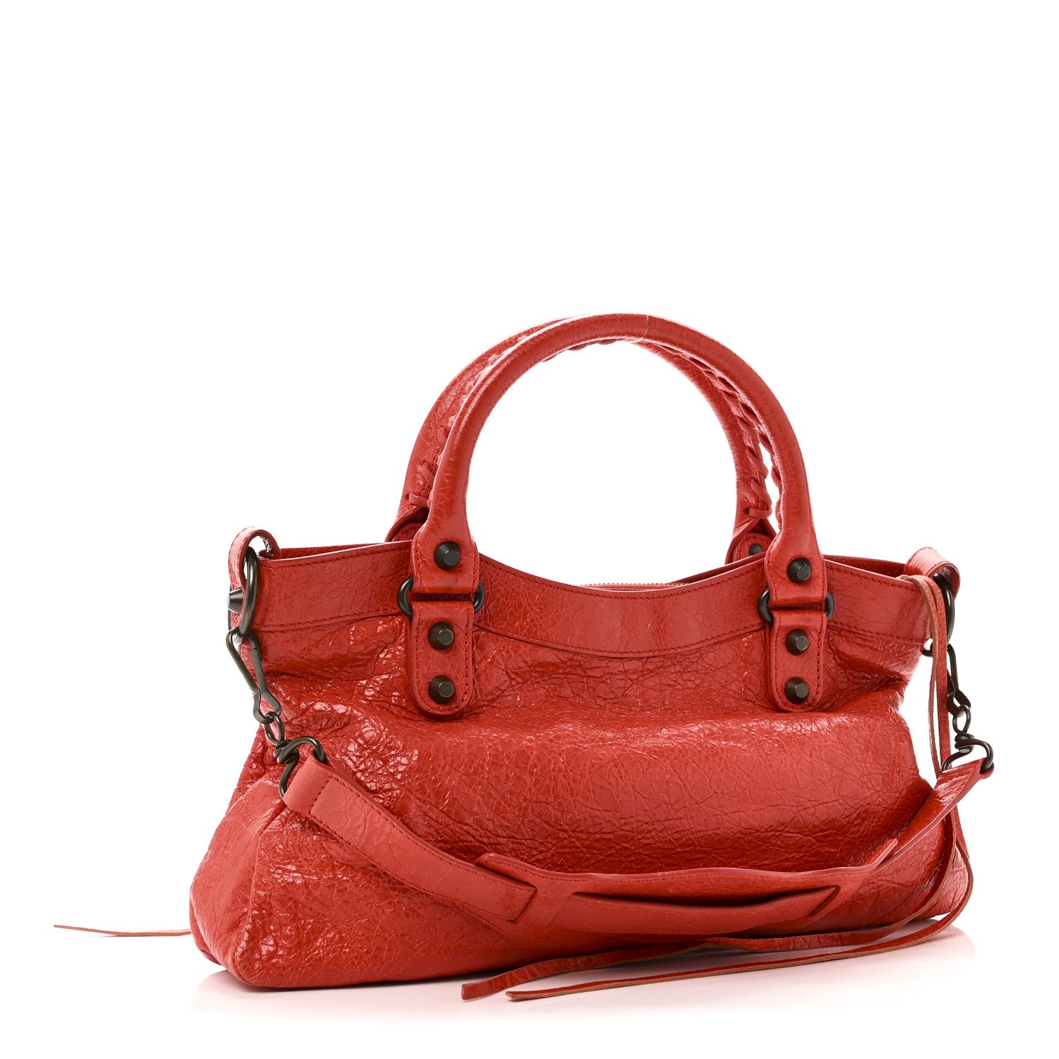 Balenciaga Agneau Classic Hardware First Rouge Coquelicot Rouge Braise 4 of 11