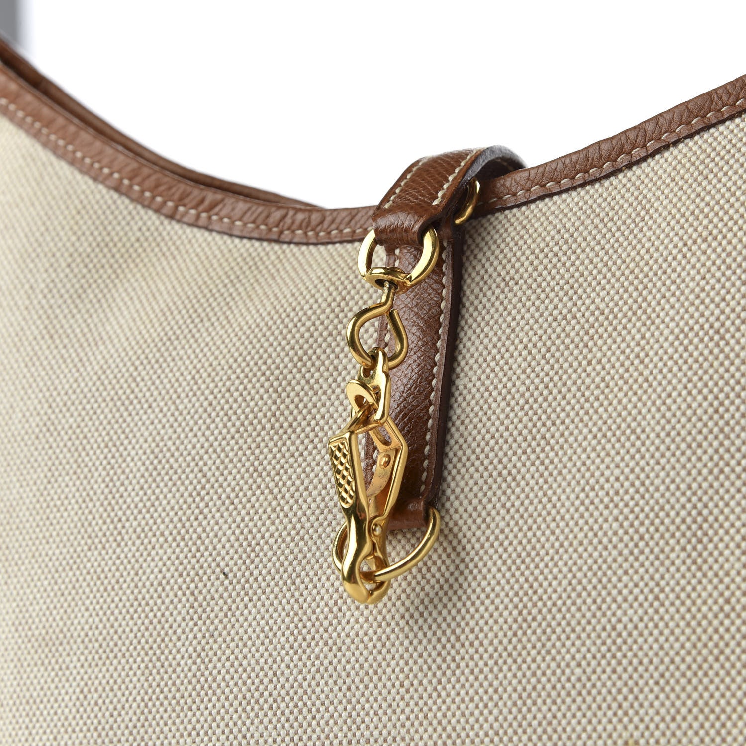 Hermes Toile Courchevel Trim II 31 Gold 9 of 9