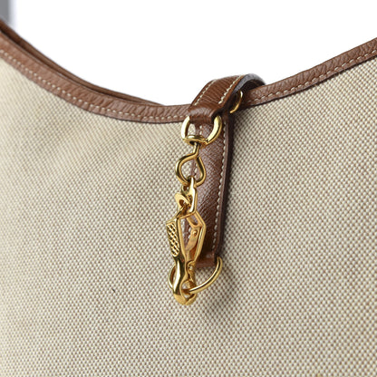 Hermes Toile Courchevel Trim II 31 Gold 9 of 9