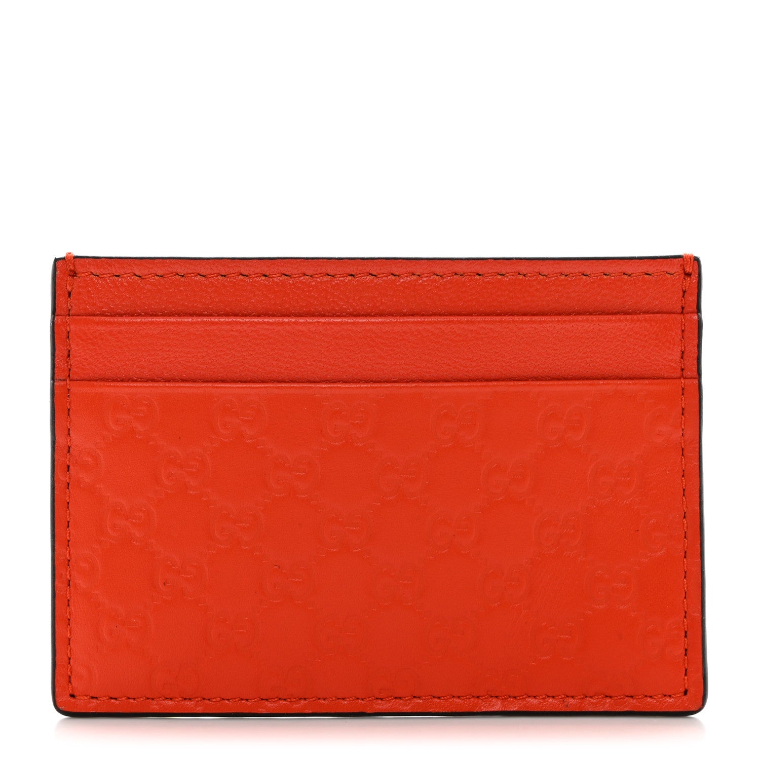 Gucci Microguccissima Card Holder Sun Orange 1 of 6