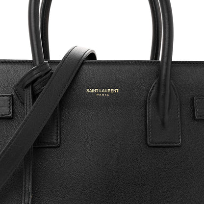 Saint Laurent Calfskin Baby Sac De Jour Black 7 of 14