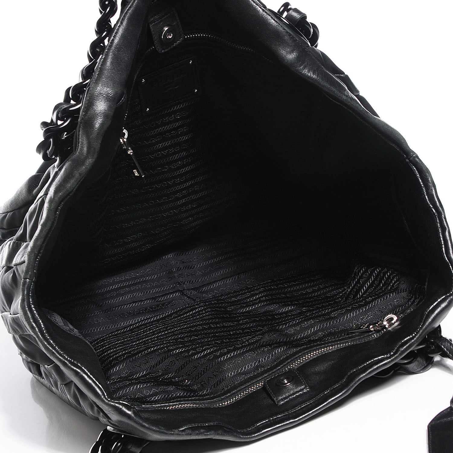 Prada Tessuto Nappa Mordore Tote Nero Black 5 of 8