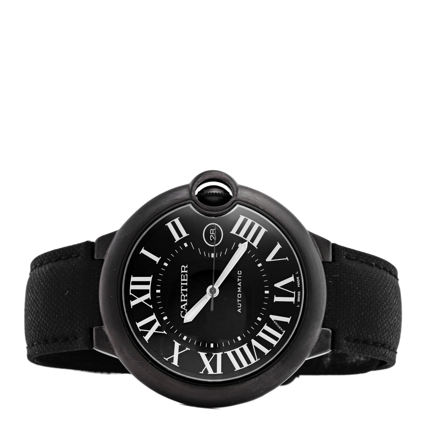Cartier PVD Stainless Steel 42mm Ballon Bleu De Cartier Automatic Watch Black 2 of 5