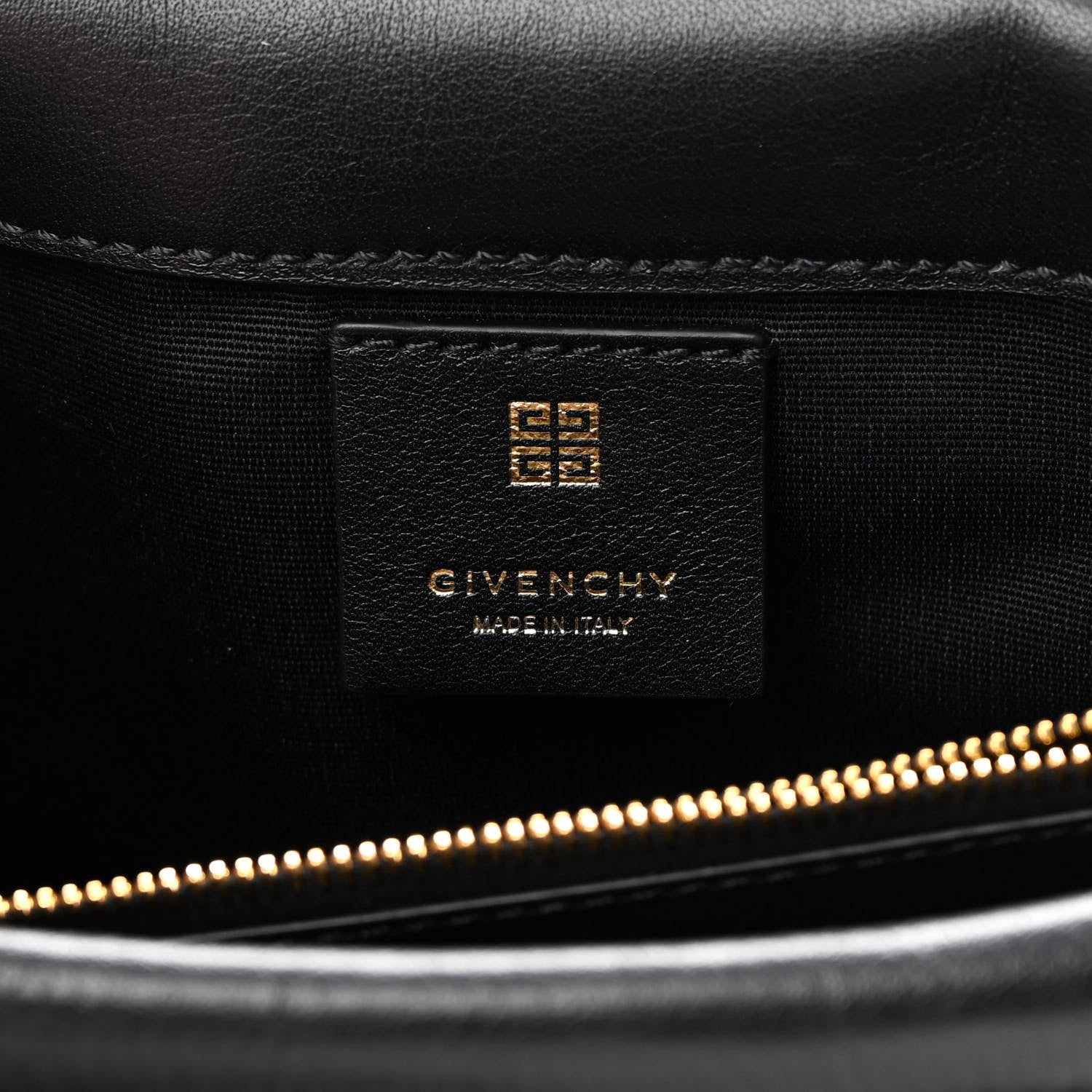 Givenchy Calfskin Quilted Medium 4G Shoulder Bag Black 6 of 13