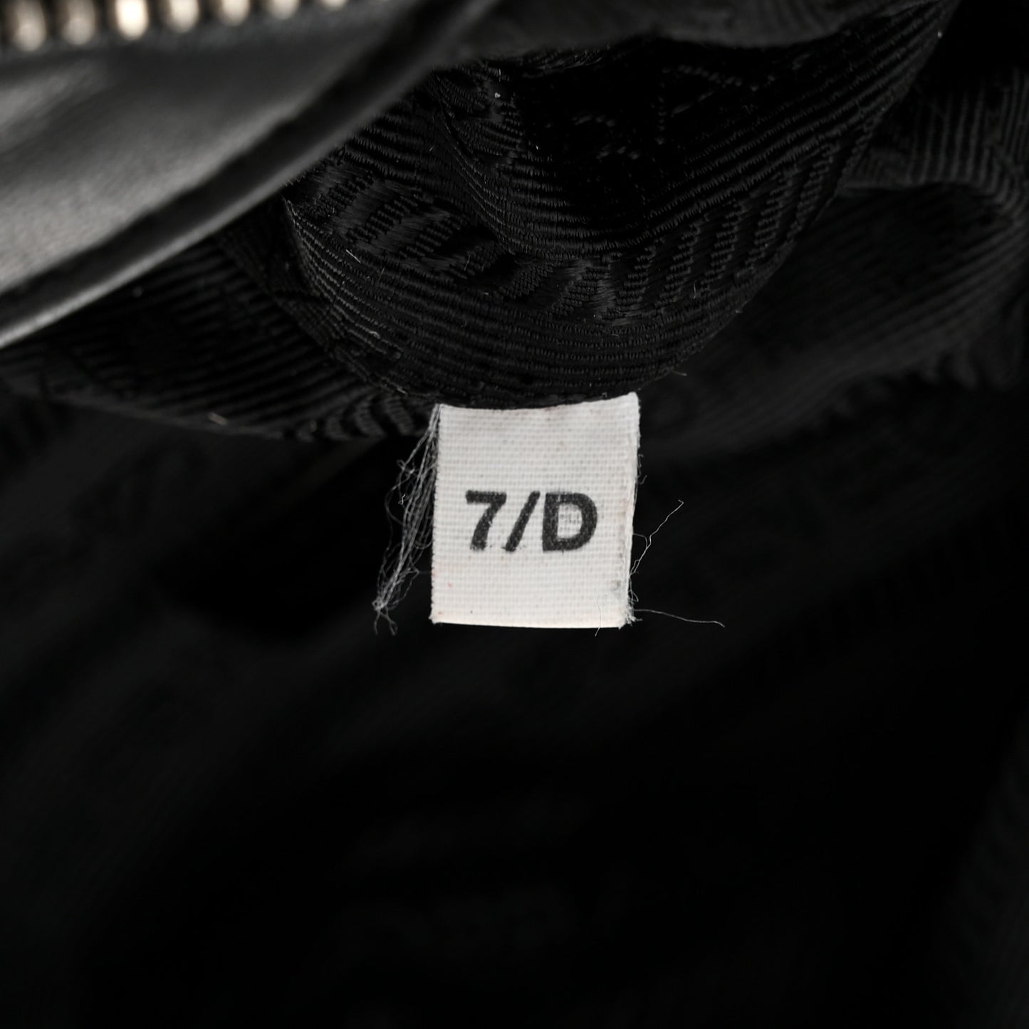 Nappa Padded Signaux Triangle Crossbody Black