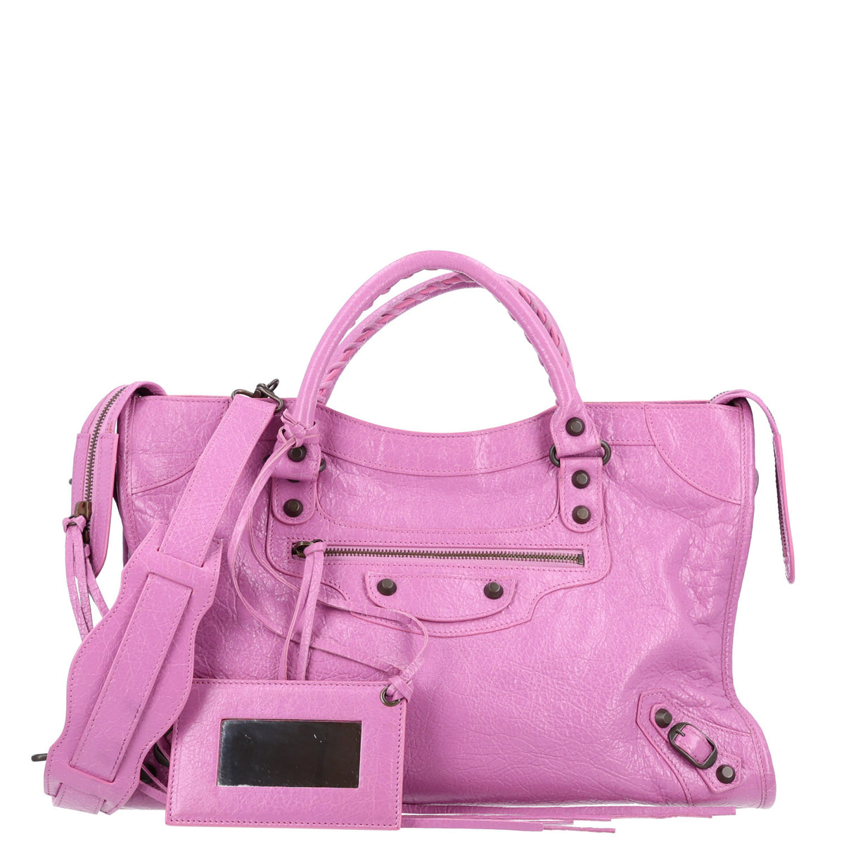 Balenciaga Agneau Classic Hardware City Rose Berlingot 3 of 10