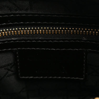 Christian Dior Patent Cannage Medium Lady Dior Black 6 of 11