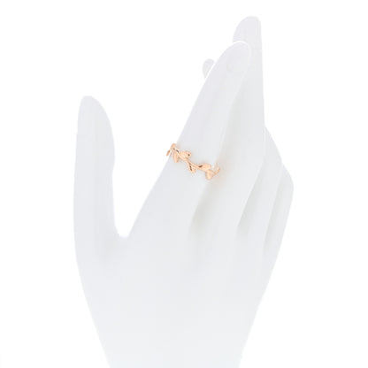 Tiffany 18K Rose Gold Narrow Paloma Picasso Olive Leaf Band Ring 54 7 2 of 5