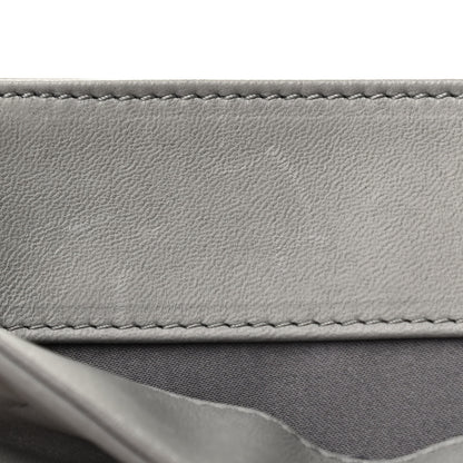 Chanel Lambskin Quilted Jumbo Chanel 3 Flap Light Grey 9 of 9