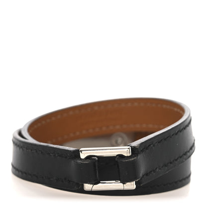 Hermes Box Rivale Double Tour Bracelet T2 Black 3 of 7