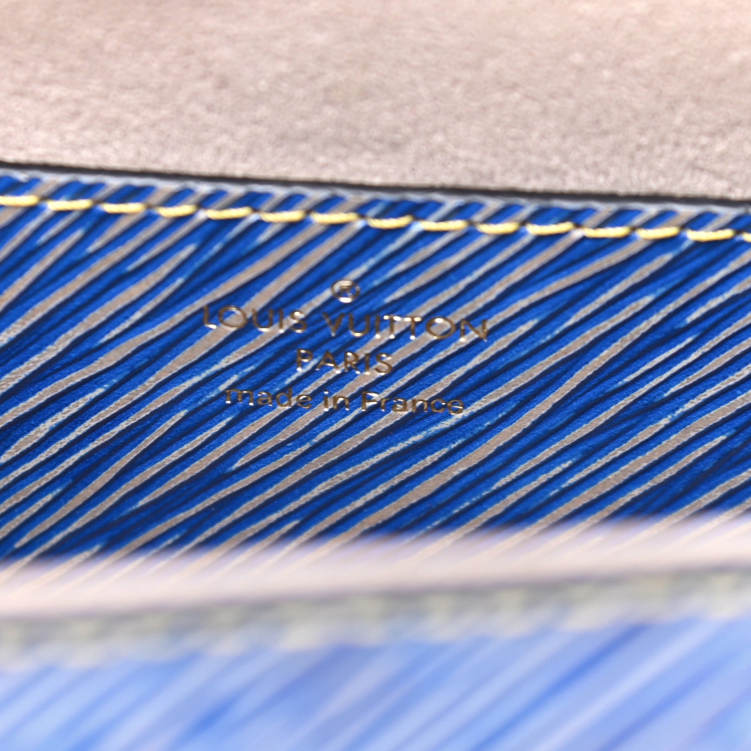Louis Vuitton Epi Twist Shoulder Bag MM Denim Light 5 of 5