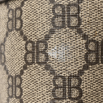 Gucci X BALENCIAGA BB Supreme Monogram Web Graffiti Medium Ophidia Shopping Tote Beige New Acero 23 of 23