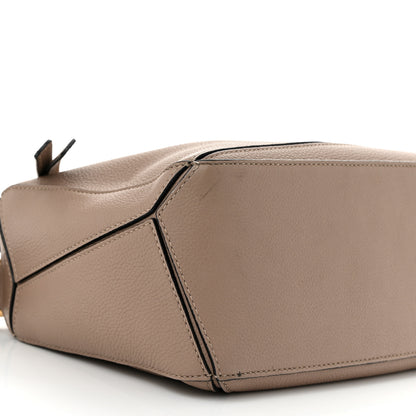 Loewe Grained Calfskin Small Puzzle Bag Sand 8 of 9
