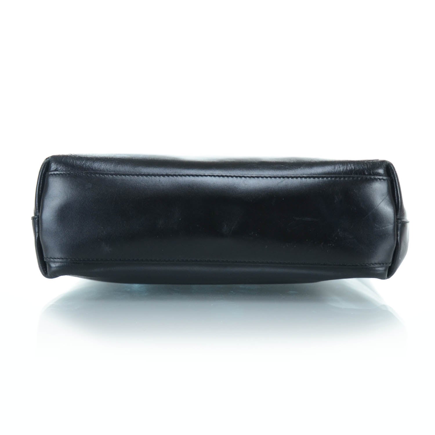 Prada Leather Simple Tote Black 6 of 6